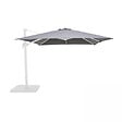 OVIALA - Toile pour parasol déporté 3x3m anthracite  - Malaga - vignette