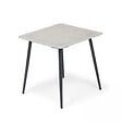 OVIALA - Petite table basse de jardin en acier gris - Costa Rica - vignette