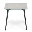 OVIALA - Lot de 2 tables basses de jardin en acier gris - Costa Rica - vignette