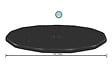 BESTWAY - Bâche de protection 4 saisons pour piscine acier Hydrium ronde Ø 3,66 m - vignette