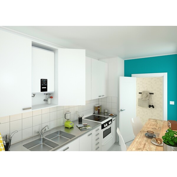 THERMOR - Chauffe-eau Malicio 2 Connecté 40l Blanc Extra-plat Mural Multiposition Thermor 231052 - large