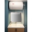 THERMOR - Chauffe-eau Électrique Blinde Horizontal Mural Rac Côté 150l Thermor 873415 - vignette
