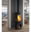 GODIN - Poêle à Bois Fonte 7kw Noir - 411106NOIR - vignette