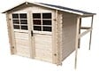 SOLID - Abri de jardin - Avec bûcher - Bois - 4,73m2 - vignette
