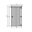 SOLID - Armoire de rangement pin  - L.90.2xH.179.8xP.96cm - vignette