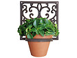 Esschert design - Porte-pot en fonte classique - 19,8 x 16,5 x 20,3 cm - Esschert Design - vignette