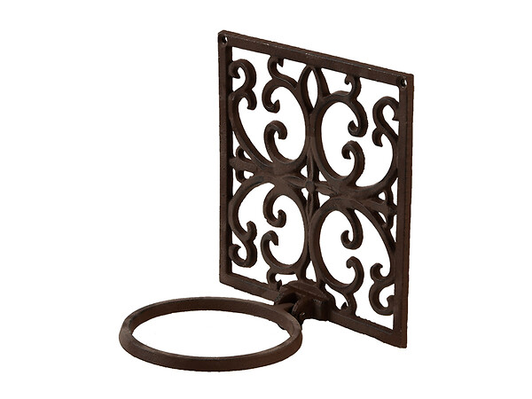Esschert design - Porte-pot en fonte classique - 19,8 x 16,5 x 20,3 cm - Esschert Design - large