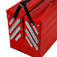 P.HENRY - Boîte à outils dépliante métal 47-3 rouge - 7 compartiments - vignette