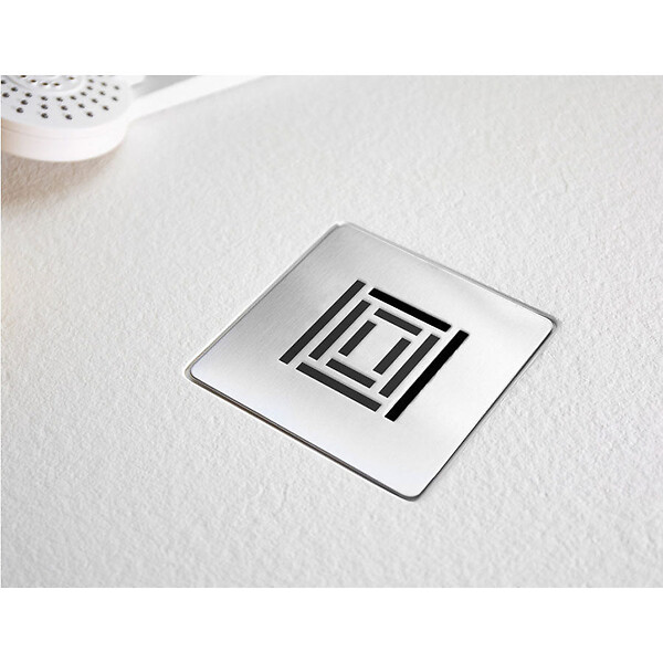 SANYCCES - Receveur de douche 70 x 100 cm extra plat LOGIC surface ardoisée rectangulaire blanc - large