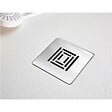 SANYCCES - Receveur de douche 70 x 100 cm extra plat LOGIC surface ardoisée rectangulaire blanc - vignette