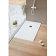 SANYCCES - Receveur de douche 70 x 100 cm extra plat LOGIC surface ardoisée rectangulaire blanc - vignette