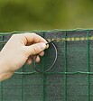NORTENE - Brise-vue PE tissé 100% bouton Vert, largeur 1.50m - Vendu au mètre - vignette