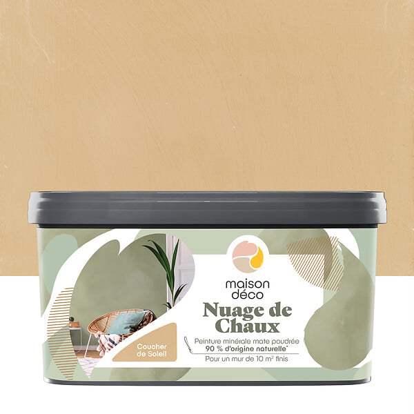 MAISON DECO - Maison deco - nuage de chaux 2l coucher de soleil - large