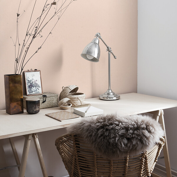 MAISON DECO - Peinture décorative chaux - La Chaux - Rose Pétale - 2,5L - large