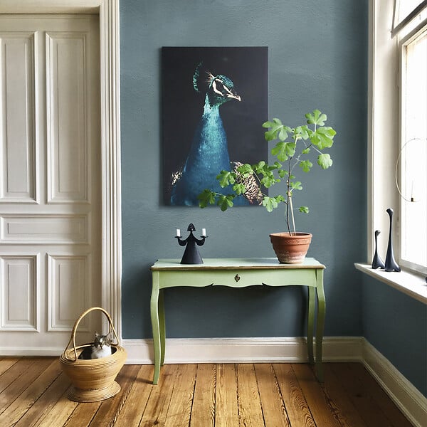 MAISON DECO - Peinture à la chaux - La Chaux - Bleu Chardon - 2,5L - large