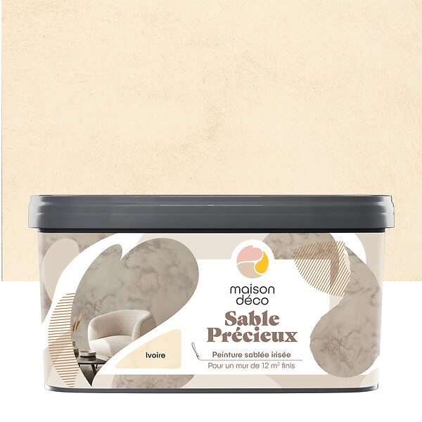 MAISON DECO - Maison deco - sable precieux 2l ivoire - large