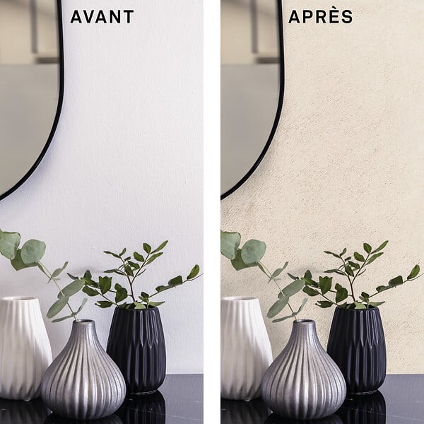 MAISON DECO - Peinture à effet sablé Sable Précieux Quartz Brun 2L - large