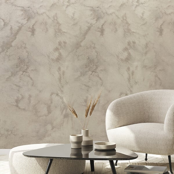 MAISON DECO - Peinture à effet sablé Sable Précieux Quartz Brun 2L - large