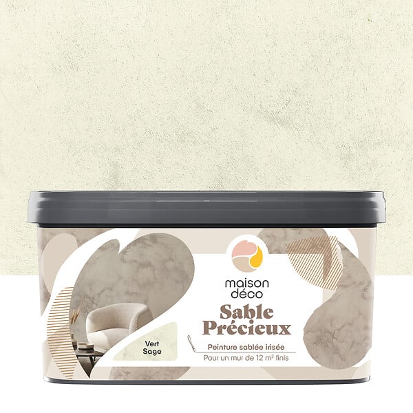 MAISON DECO - Maison deco - sable precieux 2l vert sage - large