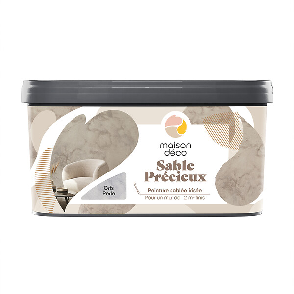 MAISON DECO - Maison deco - sable precieux 2l gris perle - large