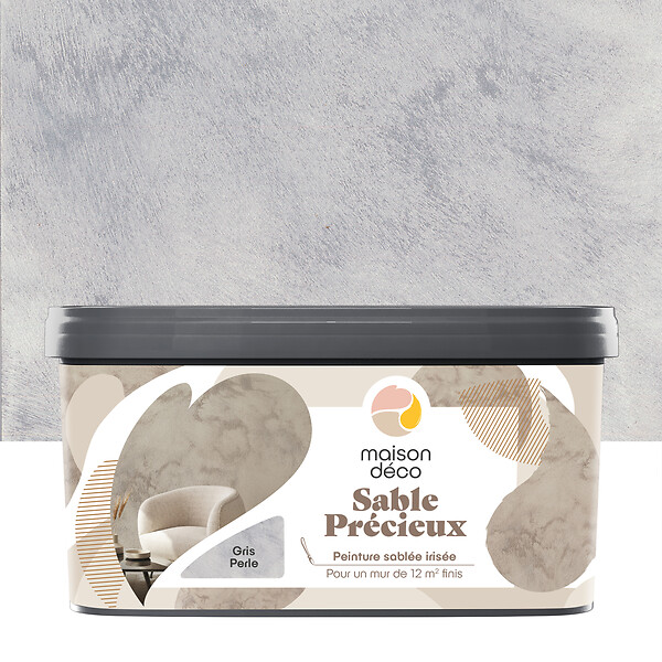 MAISON DECO - Maison deco - sable precieux 2l gris perle - large