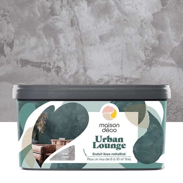 MAISON DECO - Enduit décoratif Urban Lounge - Gris cosy - 4kg - large