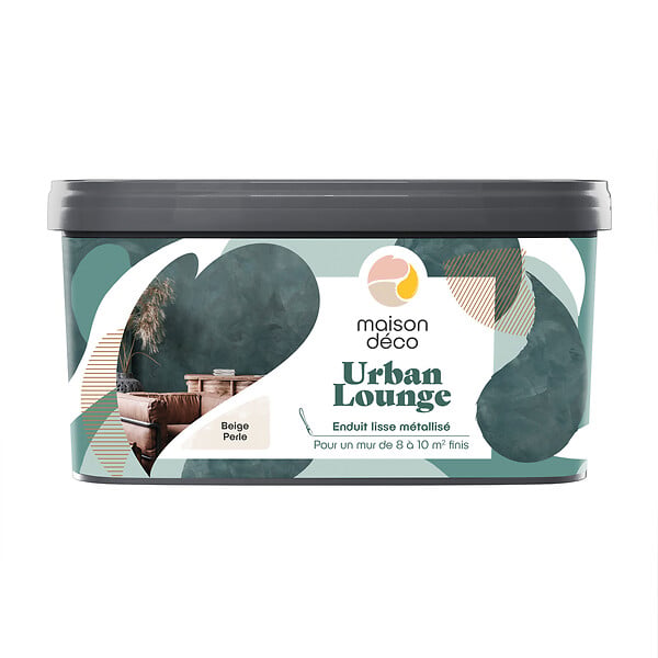MAISON DECO - Enduit décoratif Urban Lounge - Beige perle - 4kg - large