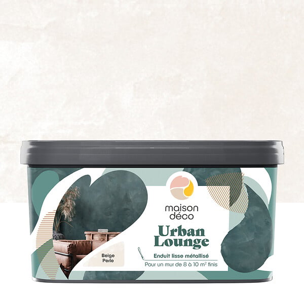 MAISON DECO - Enduit décoratif Urban Lounge - Beige perle - 4kg - large