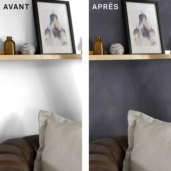 MAISON DECO - Enduit décoratif Urban Lounge - Bleu calligraphie - 4kg - large