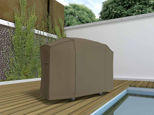 NORTENE - Housse de protection barbecue grand modèle COVERTOP - Taupe - 170 x 70 x 115 cm - large