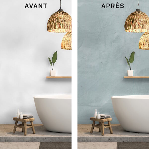 MAISON DECO - Enduit décoratif Tadelakt - Aigue marine - 5L - large