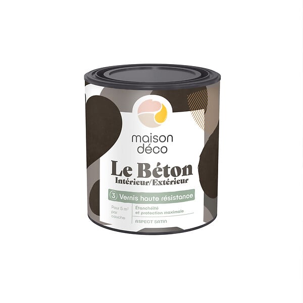 MAISON DECO - Maison deco - le beton vernis sat int ext 0l5 - large