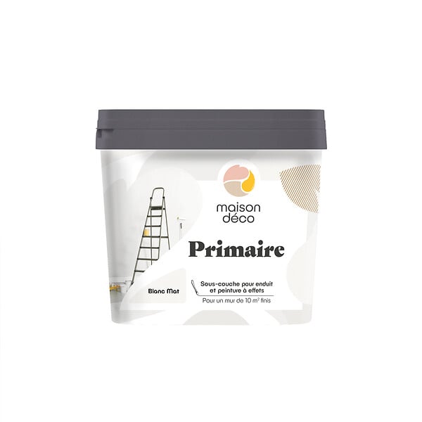 MAISON DECO - Primaire d'accrochage - peinture à effet - 1L - large