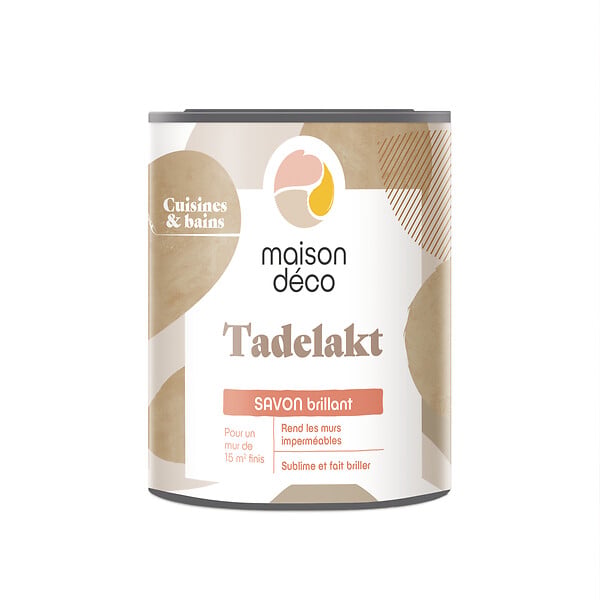 MAISON DECO - Tadelakt savon brillant - Finition imperméabilisante - 1L - large