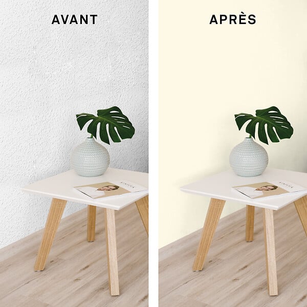 MAISON DECO - Enduit coloré Reliss - Blanc - Mat nuancé - 15kg - large