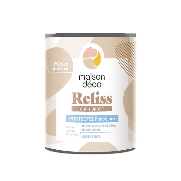 MAISON DECO - Vernis protecteur mat incolore - Reliss Nuance Protect - 1L - large