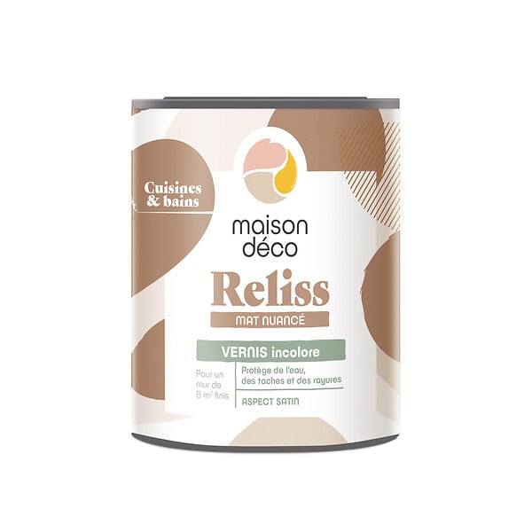 MAISON DECO - Enduit de lissage Reliss Mat Nuance Satiné 1L - large