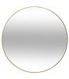 ATMOSPHERA - Grand Miroir mural en Métal Doré D 76 cm - vignette