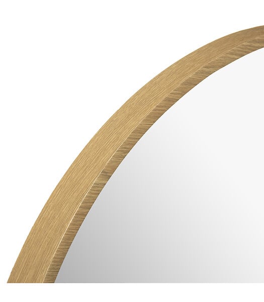 ATMOSPHERA - Miroir mural en Bois D 68 cm - large