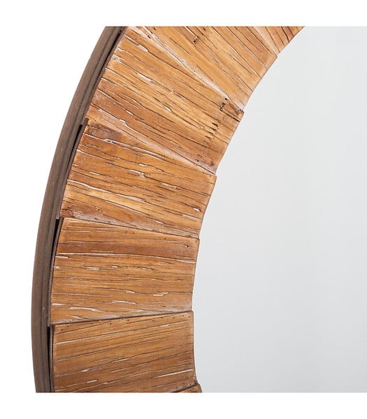 ATMOSPHERA - Grand Miroir mural en Bois de Sapin D 83 cm - large