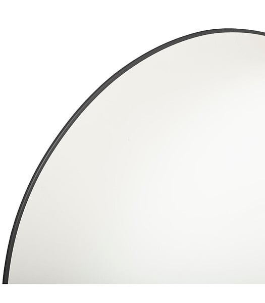 ATMOSPHERA - Grand Miroir mural en Métal Noir  D 76 cm - large