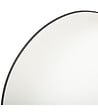 ATMOSPHERA - Grand Miroir mural en Métal Noir  D 76 cm - vignette