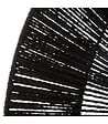 ATMOSPHERA - Grand Miroir mural en Corde Noire D 76 cm - vignette