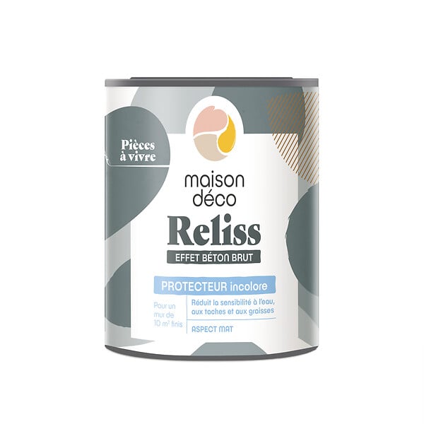 MAISON DECO - Maison deco - reliss beton brut protect incol 1l - large