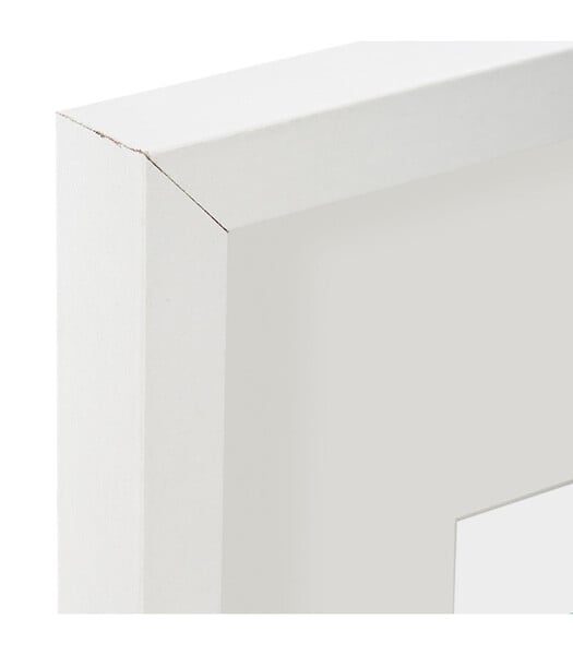 ATMOSPHERA - Cadre photo en Bois Blanc pour Photo 18 x 24 cm - large