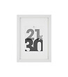 ATMOSPHERA - Cadre photo en Bois Blanc pour Photo 21 x 30 cm - vignette