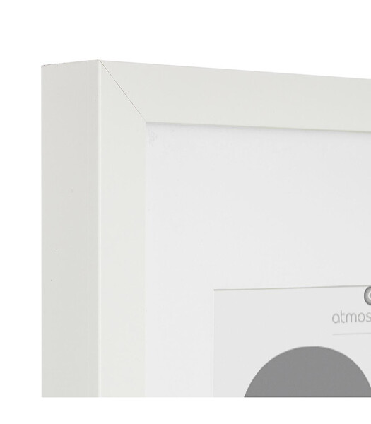 ATMOSPHERA - Cadre photo en Bois Blanc pour Photo 21 x 30 cm - large