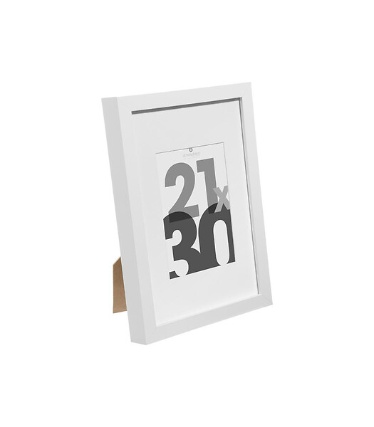 ATMOSPHERA - Cadre photo en Bois Blanc pour Photo 21 x 30 cm - large