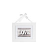 ATMOSPHERA - Cadre photo en Bois avec Ruban  pour photo 17 x 12 cm - vignette