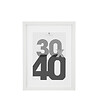 ATMOSPHERA - Cadre photo en Bois Blanc pour Photo 30 x 40 cm - vignette